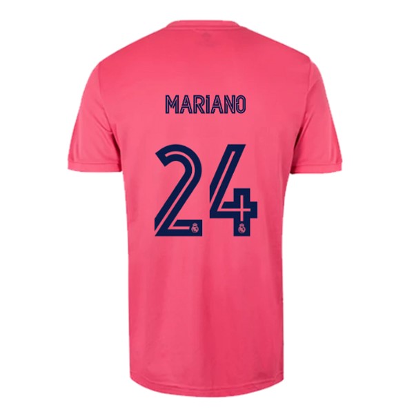 Camiseta Real Madrid Replica Segunda Ropa NO.24 Mariano 2020/21 Rosa